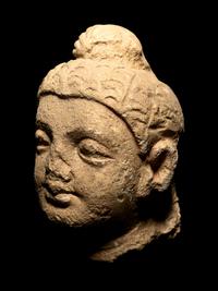 Five Gandharan Fragmentary Stucco Heads