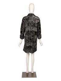 J. Mendel Grey Broadtail Coat, 2000s