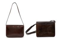 Two Leather Bags: Gucci, A. Testoni, 1970-80s