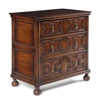 A Charles II Style Oak Chest of Drawers