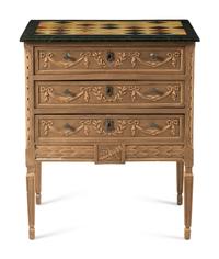 An American Chest with Trompe L'oeil Decoration by Isabel O'Neill