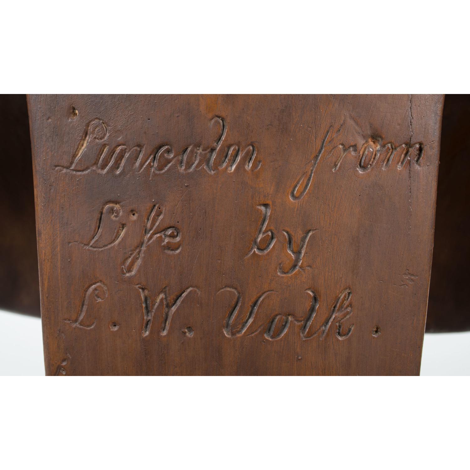Abraham Lincoln Plaster Bust by Volk