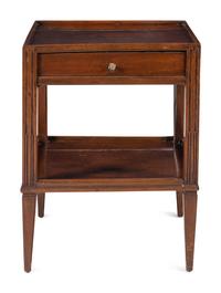A Directoire Mahogany Side Table