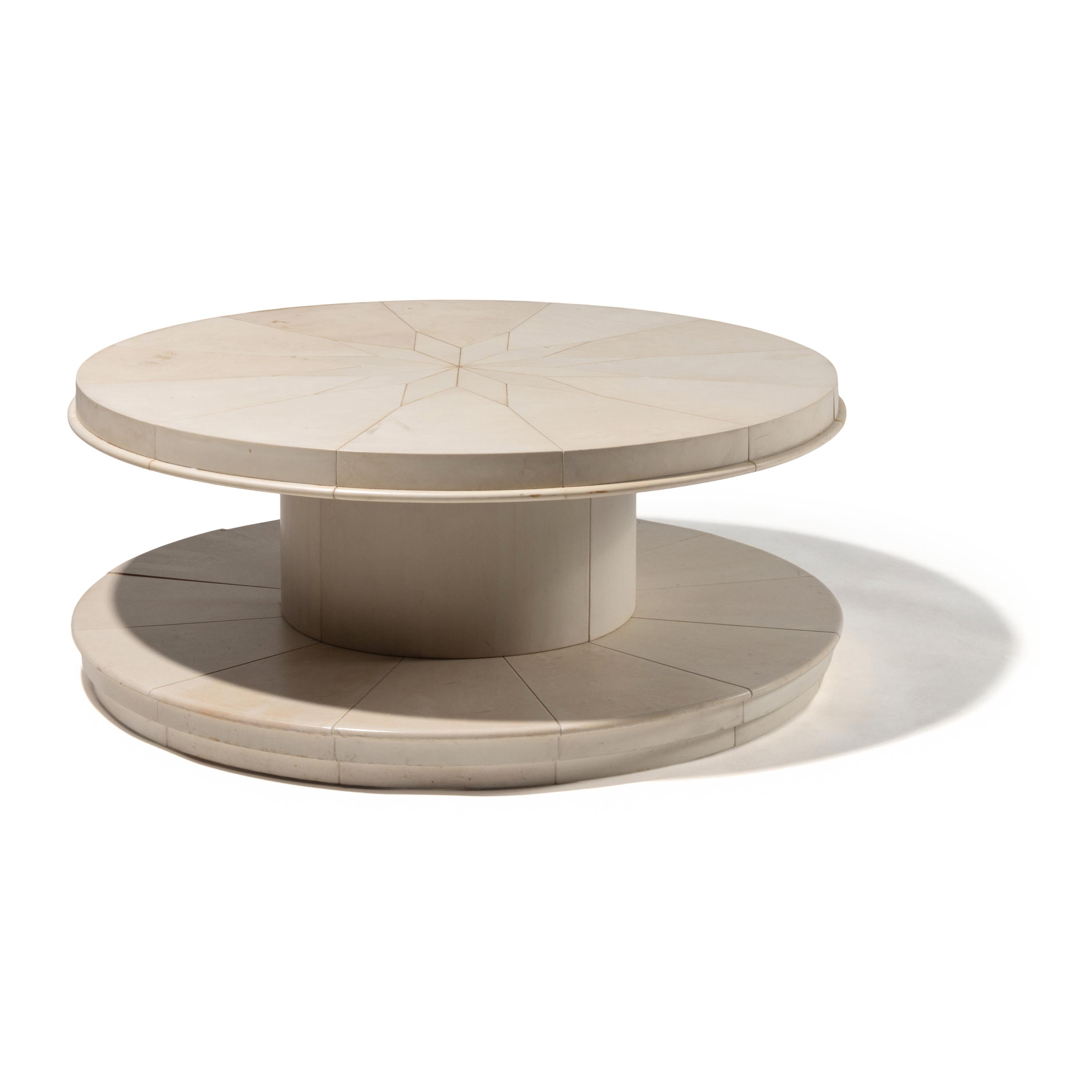 Modern Design 20th Century — Lacquered Goatskin Coffee Table