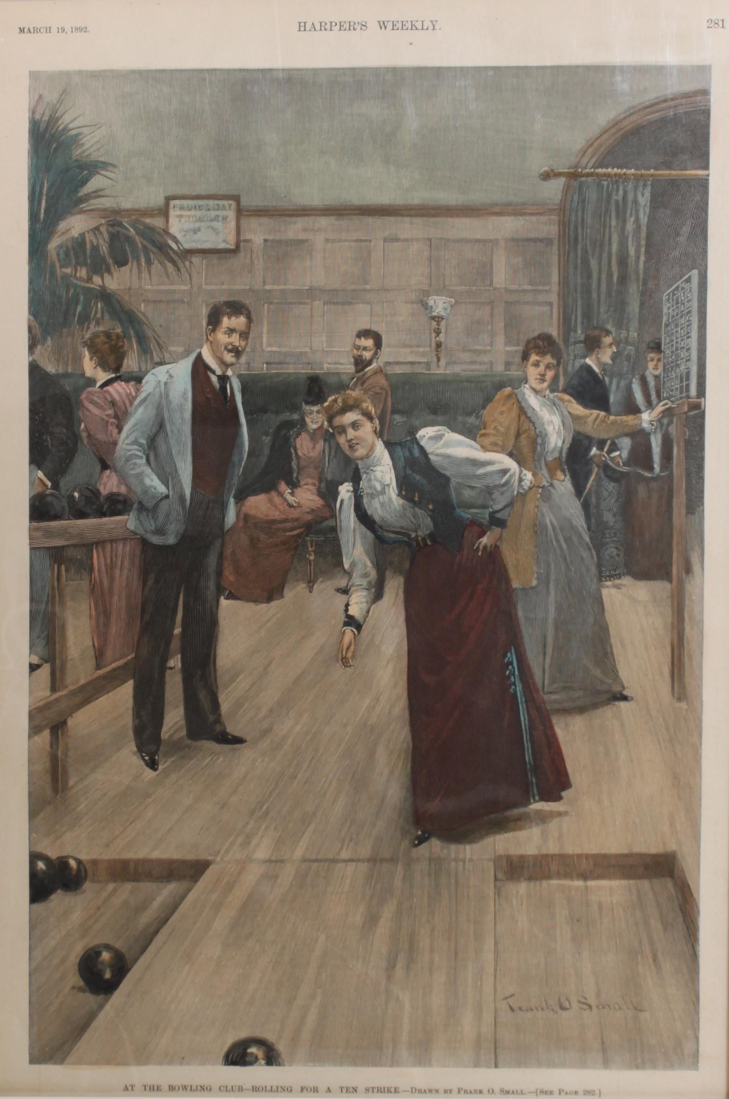 Seven Hand Colored Sporting Prints Height 9 1/2 x width 14 1/2 inches (largest) — LATE 19TH/EARLY 20TH CENTURY