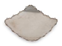 A Japanese Export Silver Tray — Kuyeda, 20th Century