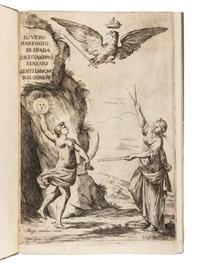 SENESE, Alesandro. Il vero maneggio di spada d'Alessandro Senese gentil'huomo Bolognese . Bologna: Heirs of Vittorio Benacci, 1660.