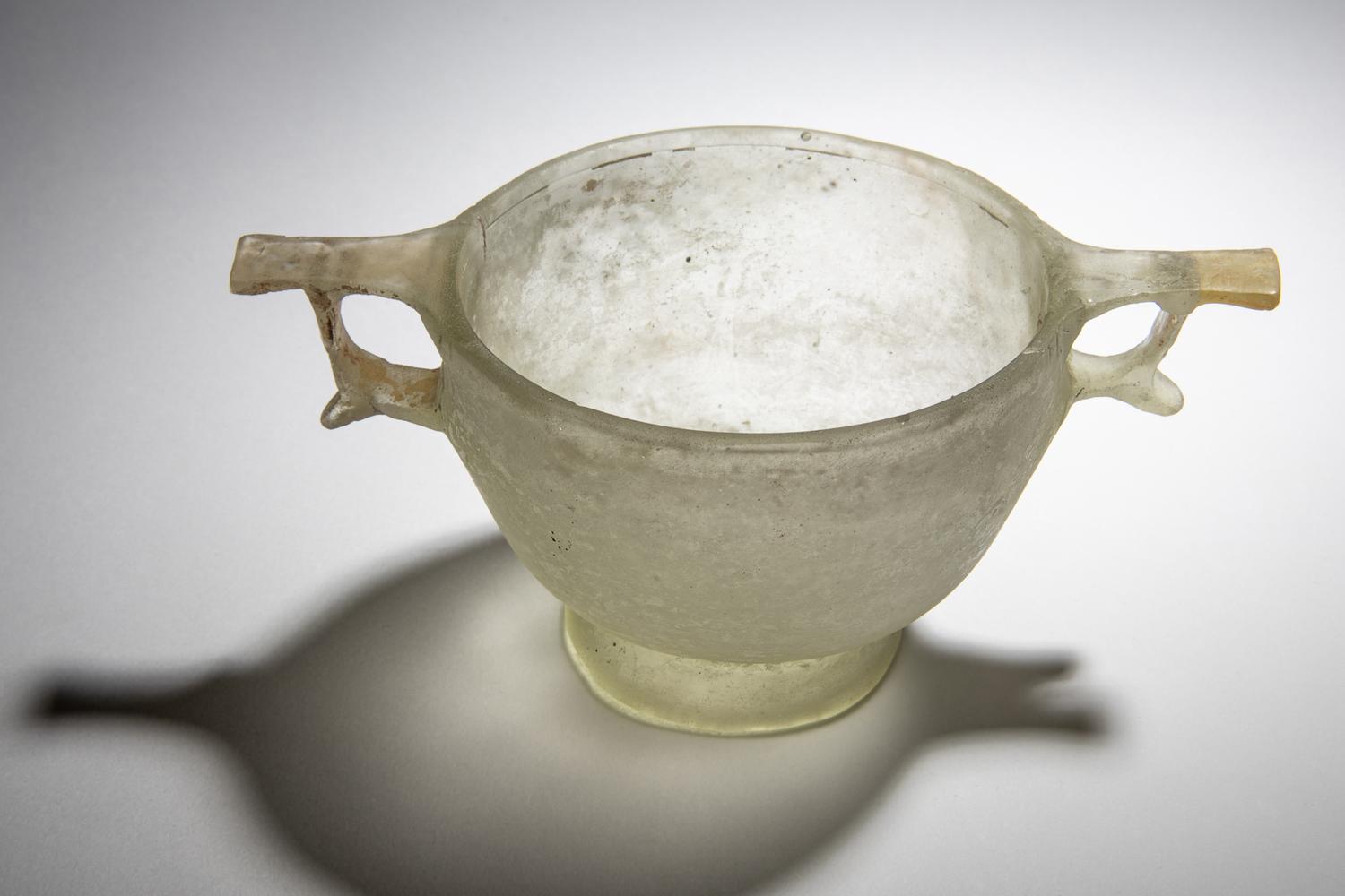 A Hellenistic Cut Glass Skyphos