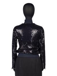 Chanel Zip-Front Sequin Jacket, Cruise 2008