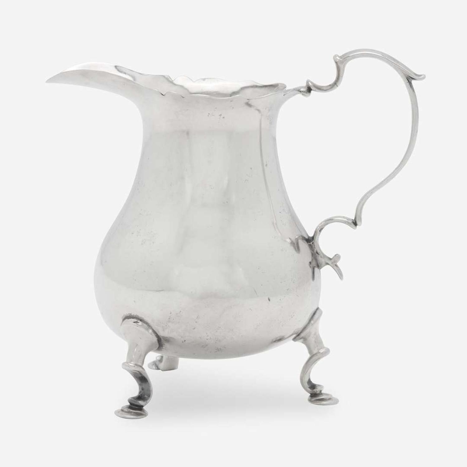 A silver cream pot Adrian Bancker (1703-1772), New York, NY, circa 1740