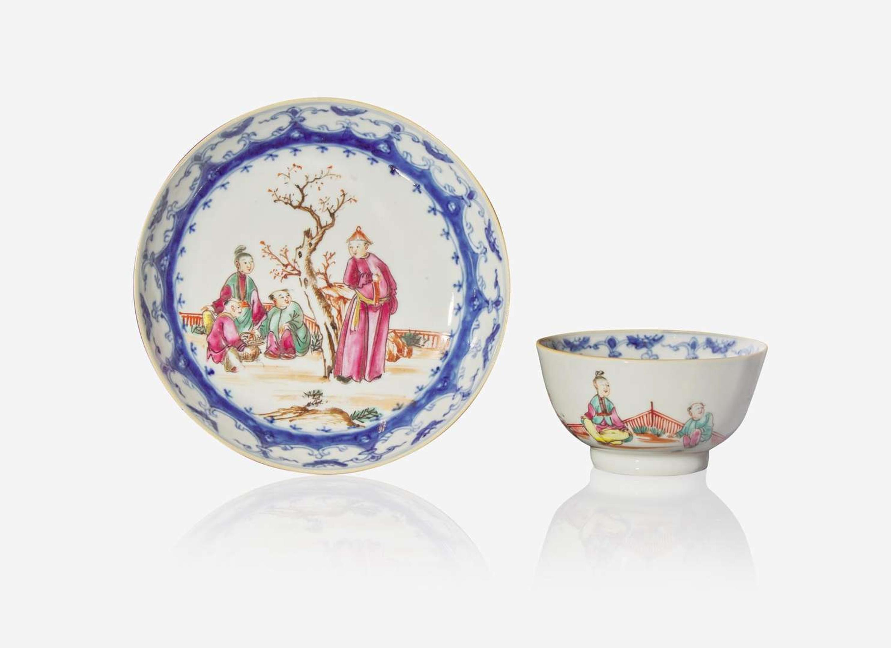 Ten Chinese porcelain items, 18th to 19th century 瓷器一組十件 十八或十九世紀