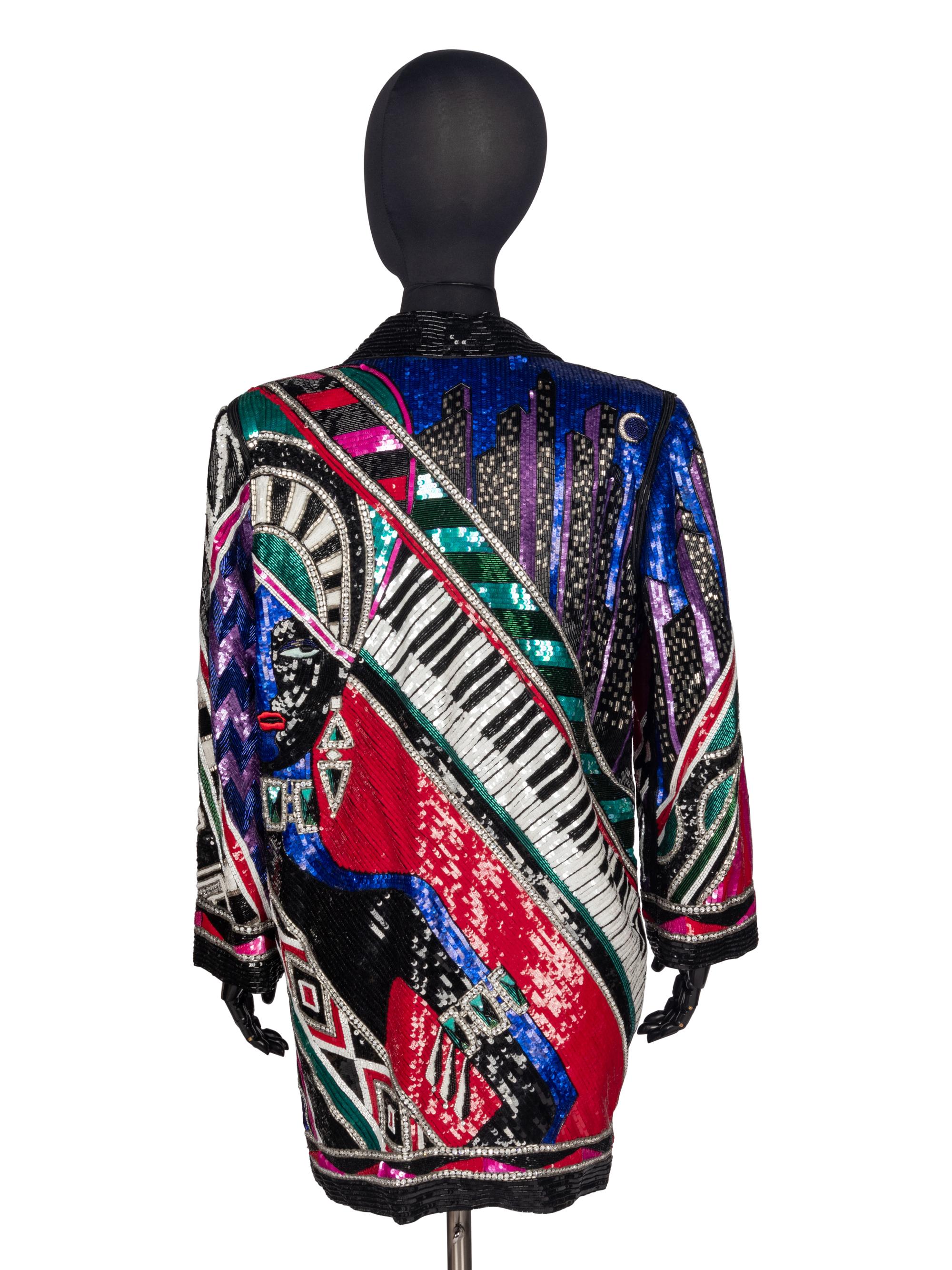 Bob Mackie 'Cole Porter' Beaded Jacket, 1991