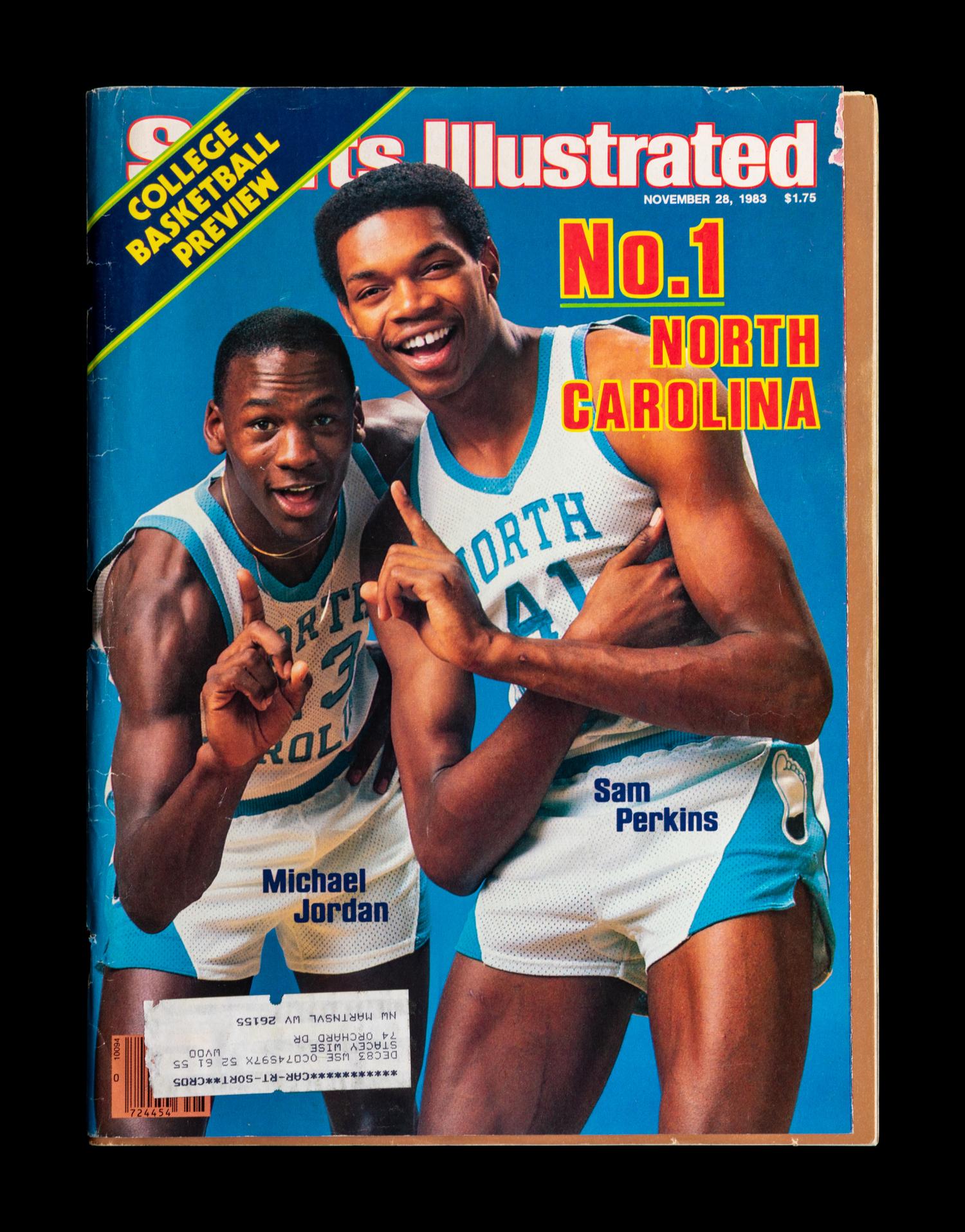 A Group of Michael Jordan Ephemera (Including First Sports Illustrated and 1988 Nike Poster),