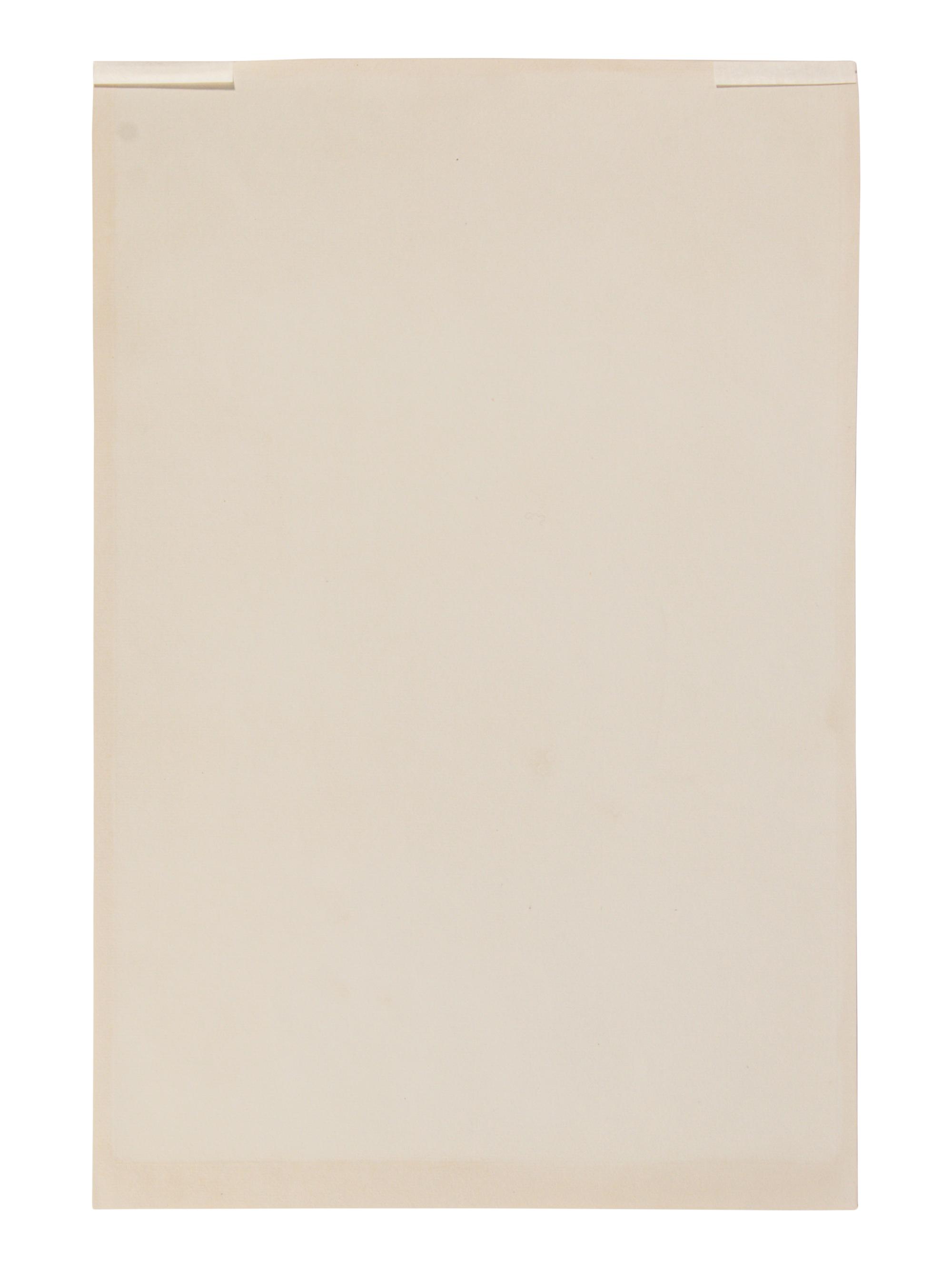 Kümmernis, 1914; printed later