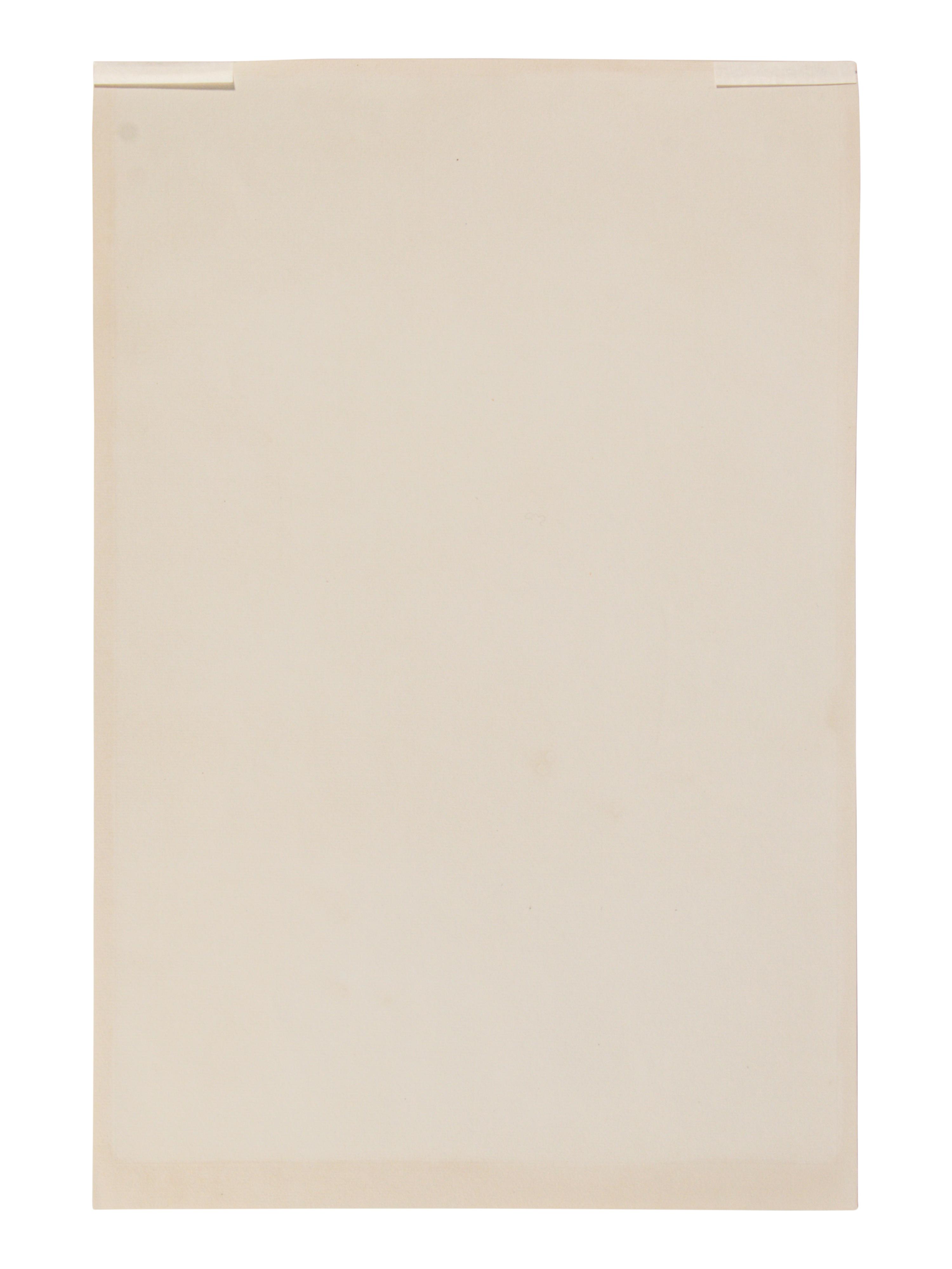 Kümmernis, 1914; printed later