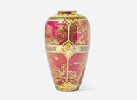 A Wedgwood Fairyland Lustre "Daventry" Pattern Malfrey Pot, UK, 1920s
