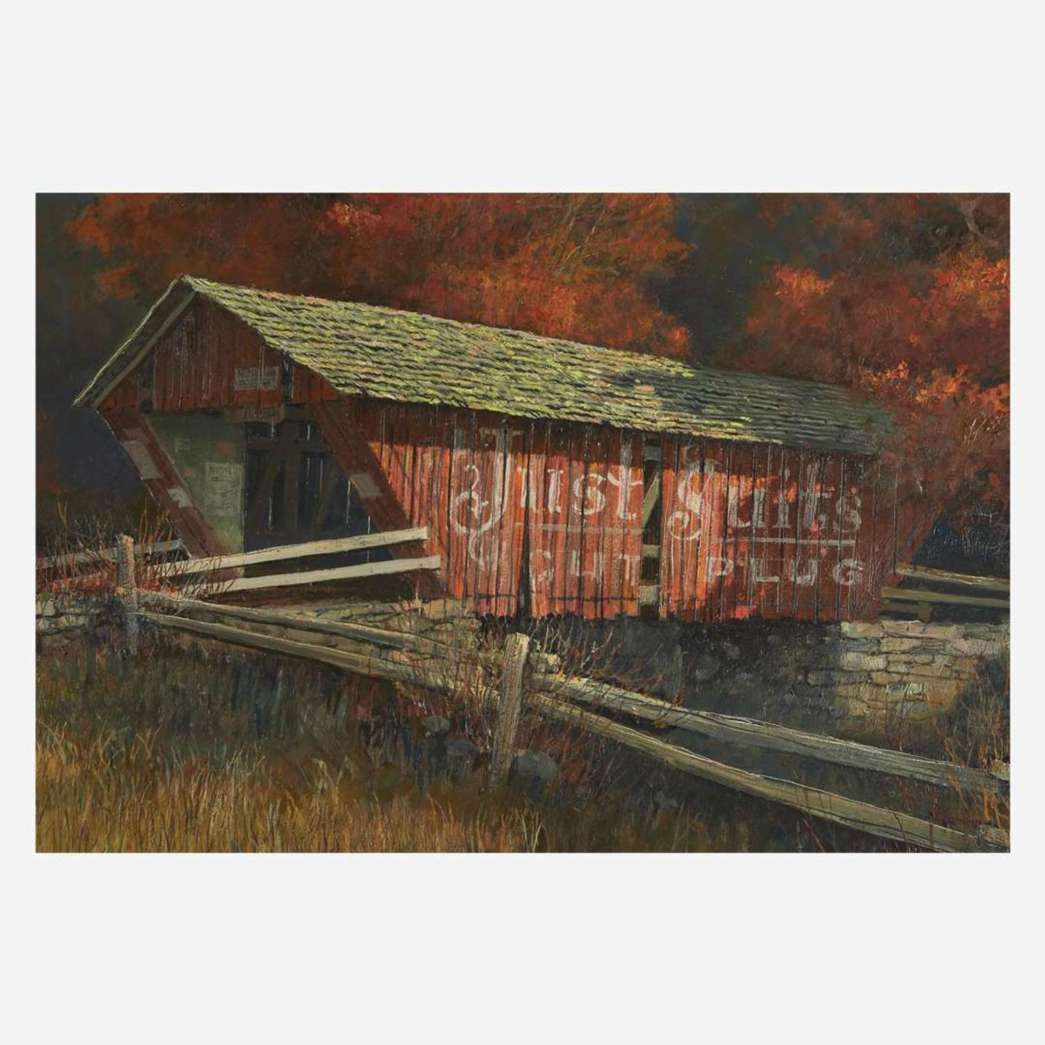 Eric Sloane (American, 1905–1985) Autumn Sunset