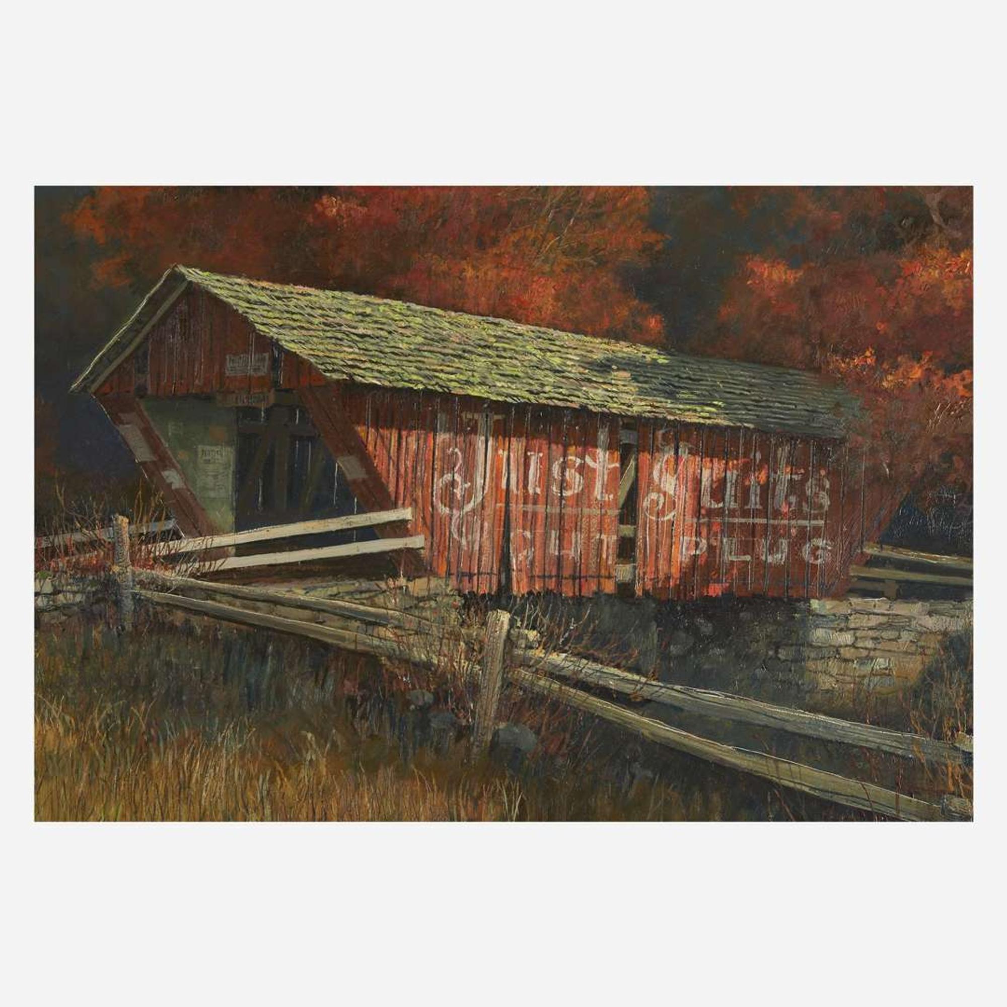 Eric Sloane (American, 1905–1985) Autumn Sunset