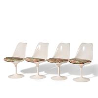 Tulip dining chairs, set of four Knoll, USA