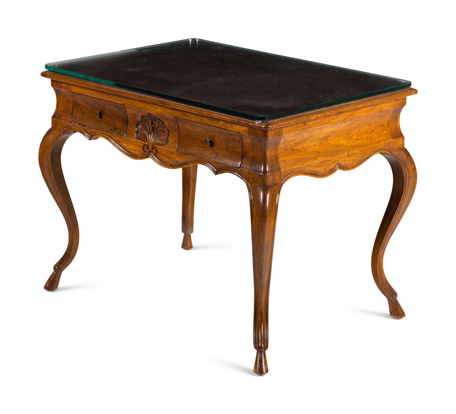 A Louis XV Style Walnut Dressing Table