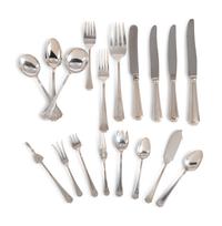 An Assembled Gorham and Durgin Silver Flatware Service