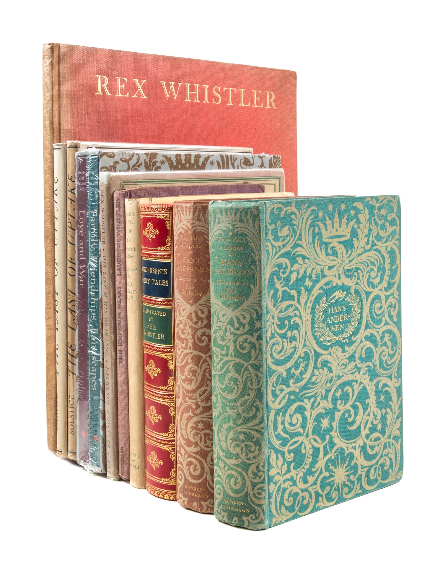 (WHISTLER, REX) VARIOUS. A collection of 10 works illustrated by Rex Whistler, with one biography (11).