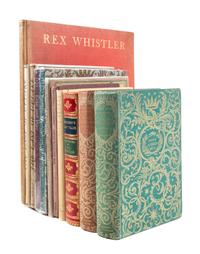 (WHISTLER, REX) VARIOUS. A collection of 10 works illustrated by Rex Whistler, with one biography (11).