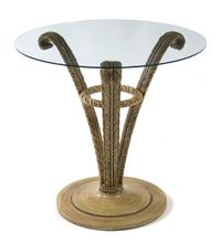An American Painted Wood Occasional Table Height 29 x diameter 30 inches. — MID TO LATE 20TH CENTURY