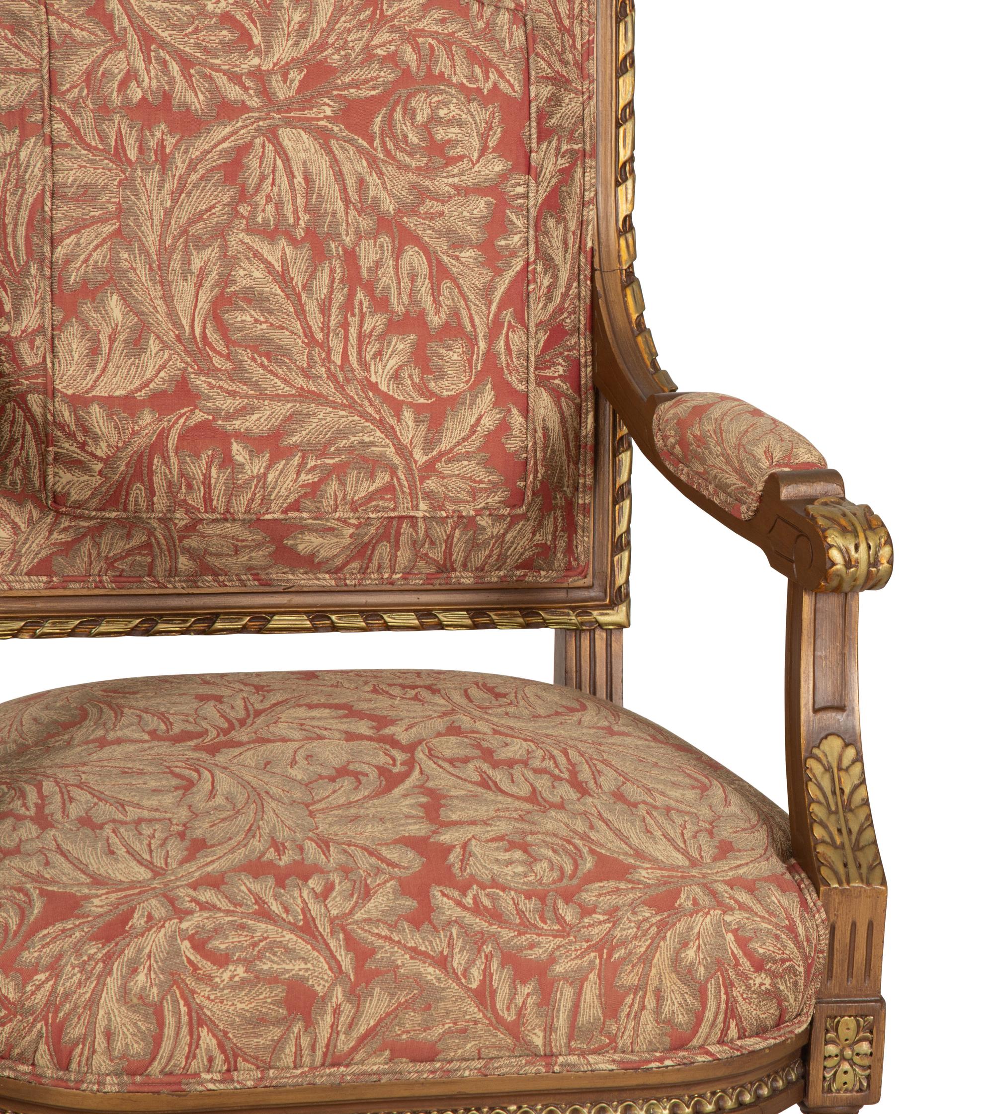 A Pair of Louis XVI Style Fauteuils