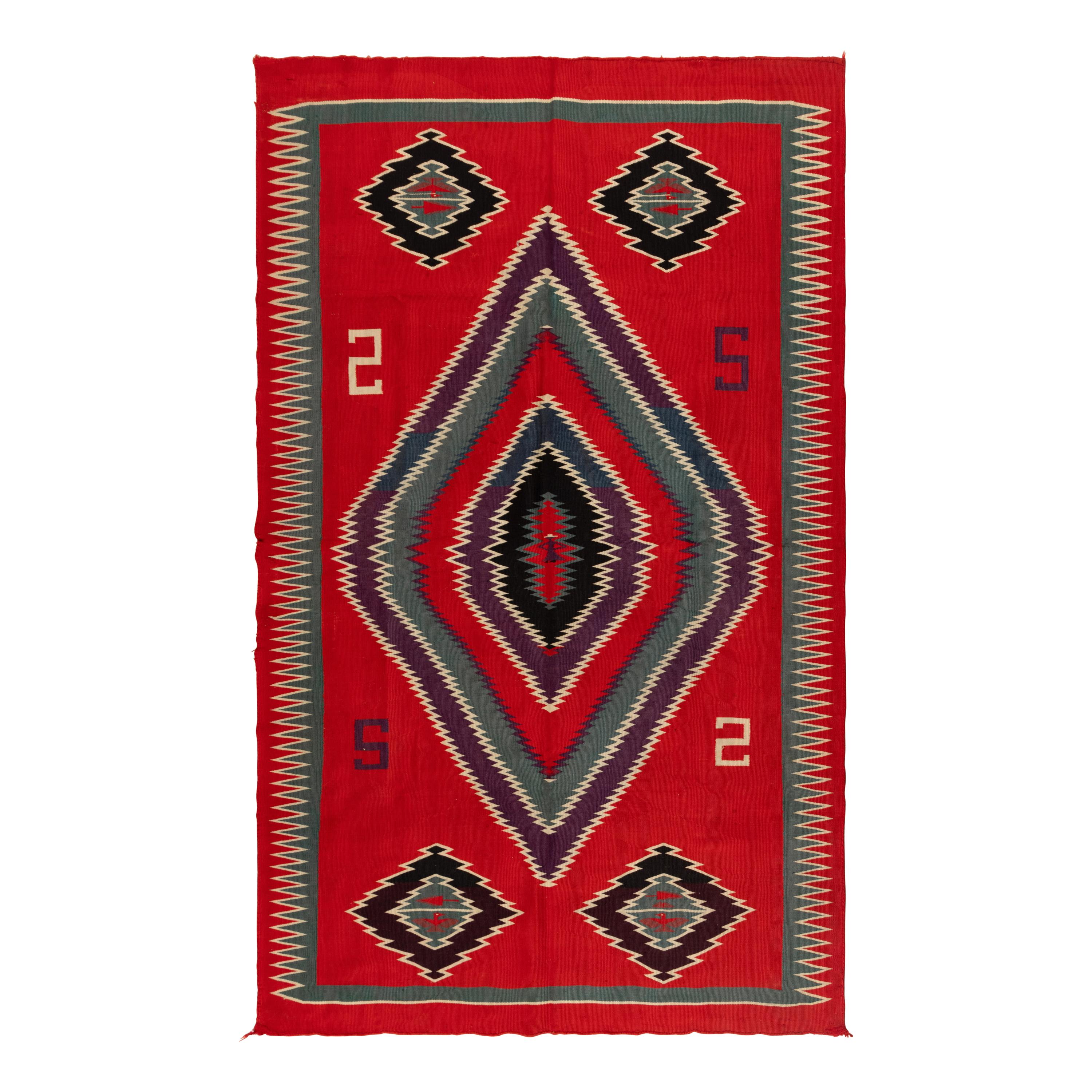 Navajo Germantown Pictorial Weaving [Rug]