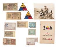 [WORLD WAR II]. Archive of 777th Tank Battalion (28th Infantry Division).