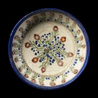An Iznik Glazed Ceramic Dish