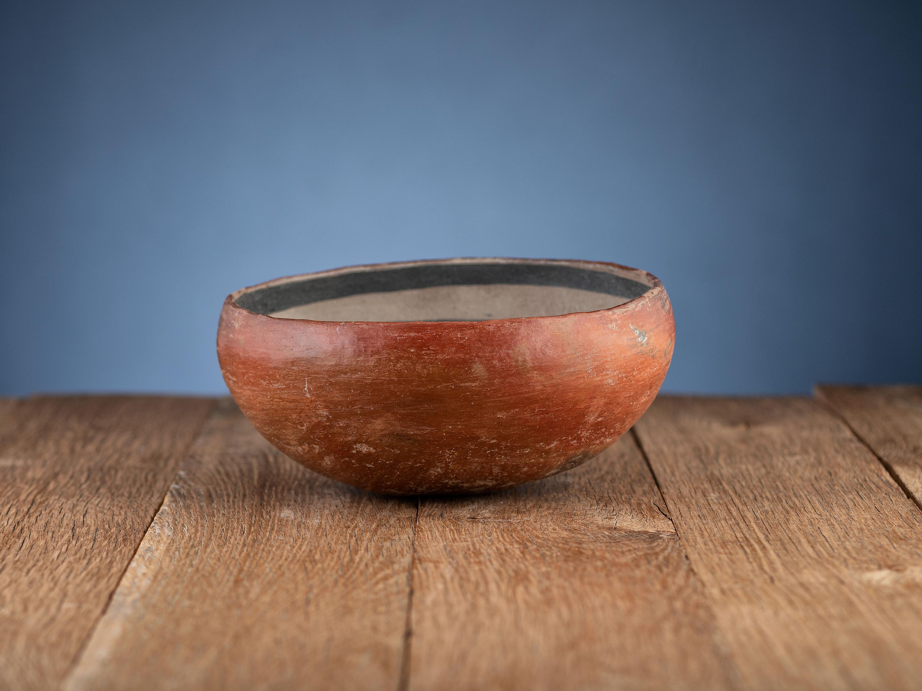 Roosevelt Redware Pottery Bowls