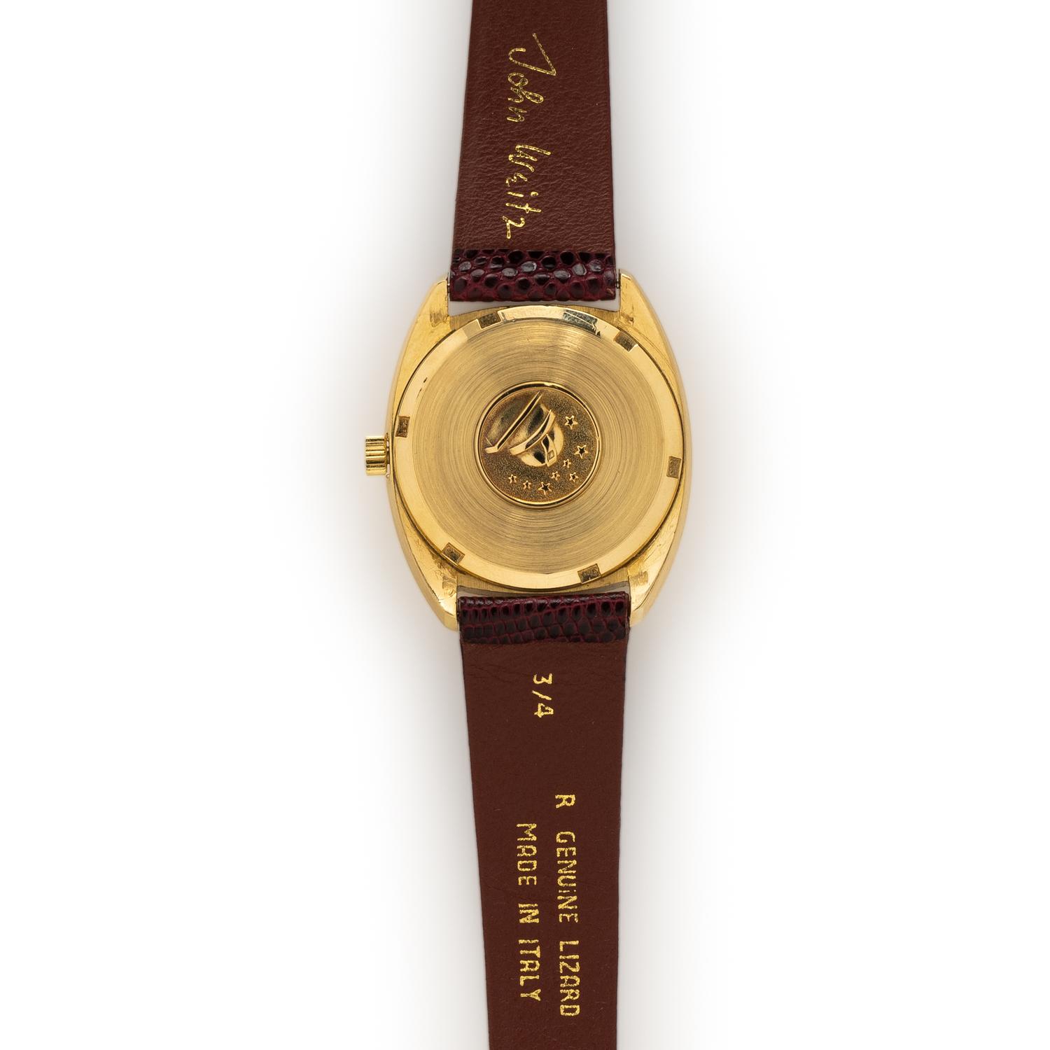 OMEGA, REF. 168009 18K YELLOW GOLD 'CONSTELLATION' WATCH WITH DATE