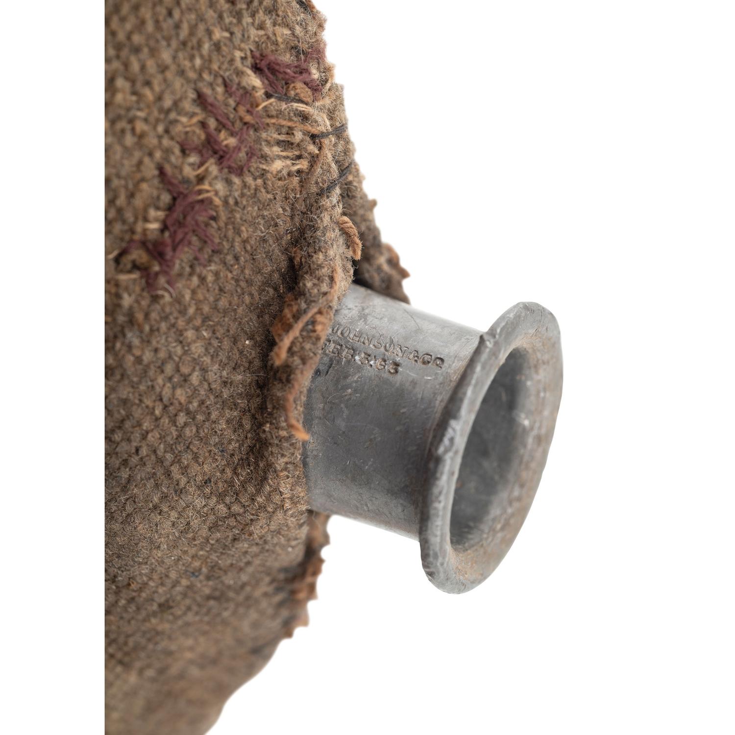 New York Depot US Model 1858 Smooth Side Canteen Maker Marked by J.C. Johnson
