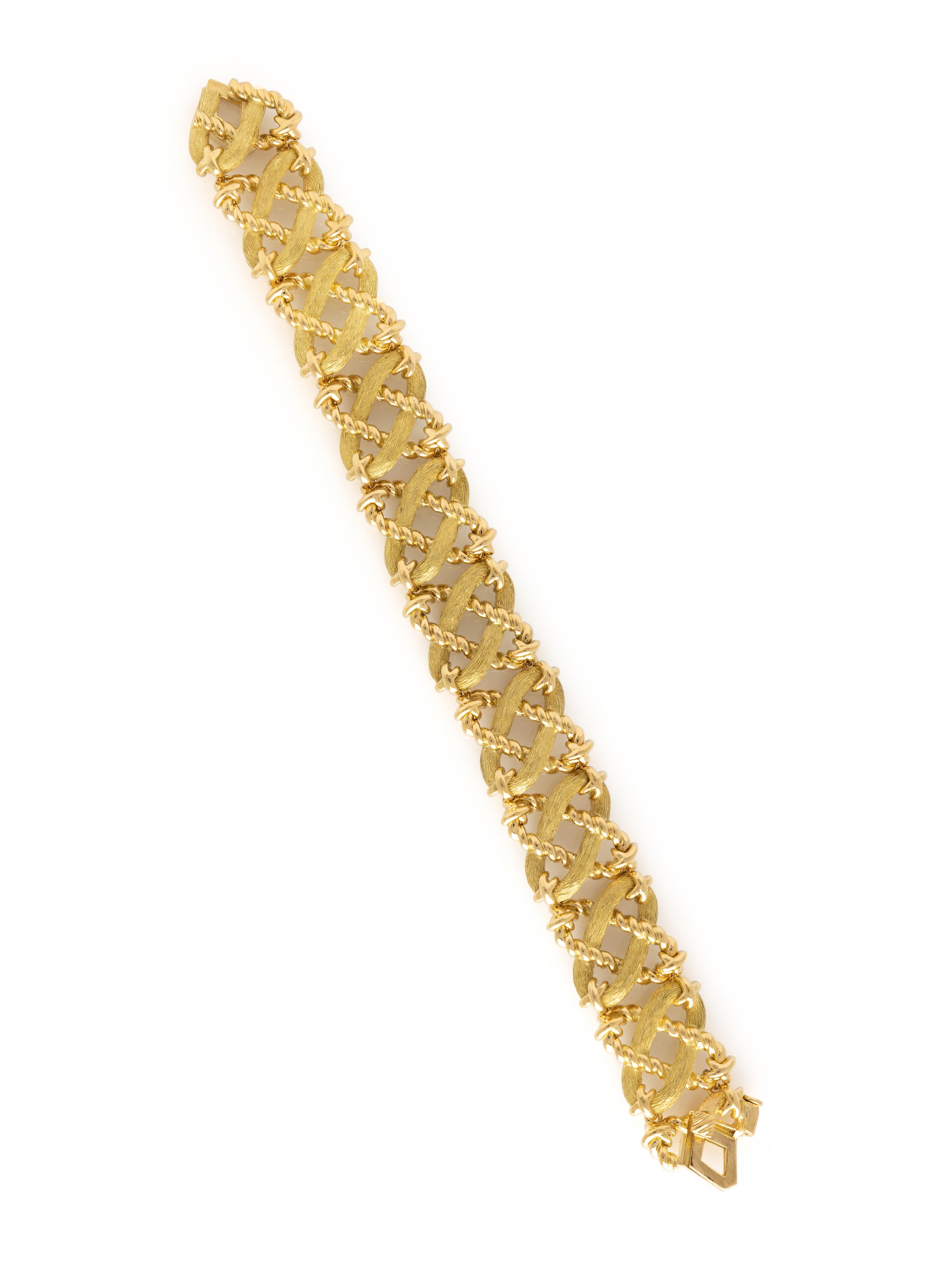 TIFFANY & CO., SCHLUMBERGER, YELLOW GOLD BRACELET