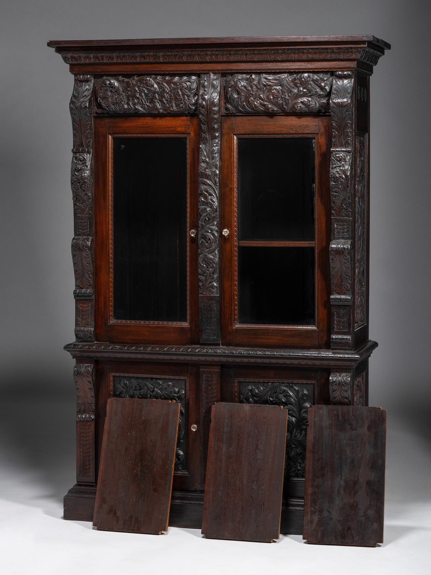 Cincinnati Art-Carved Cabinet Last Quarter 19th Century