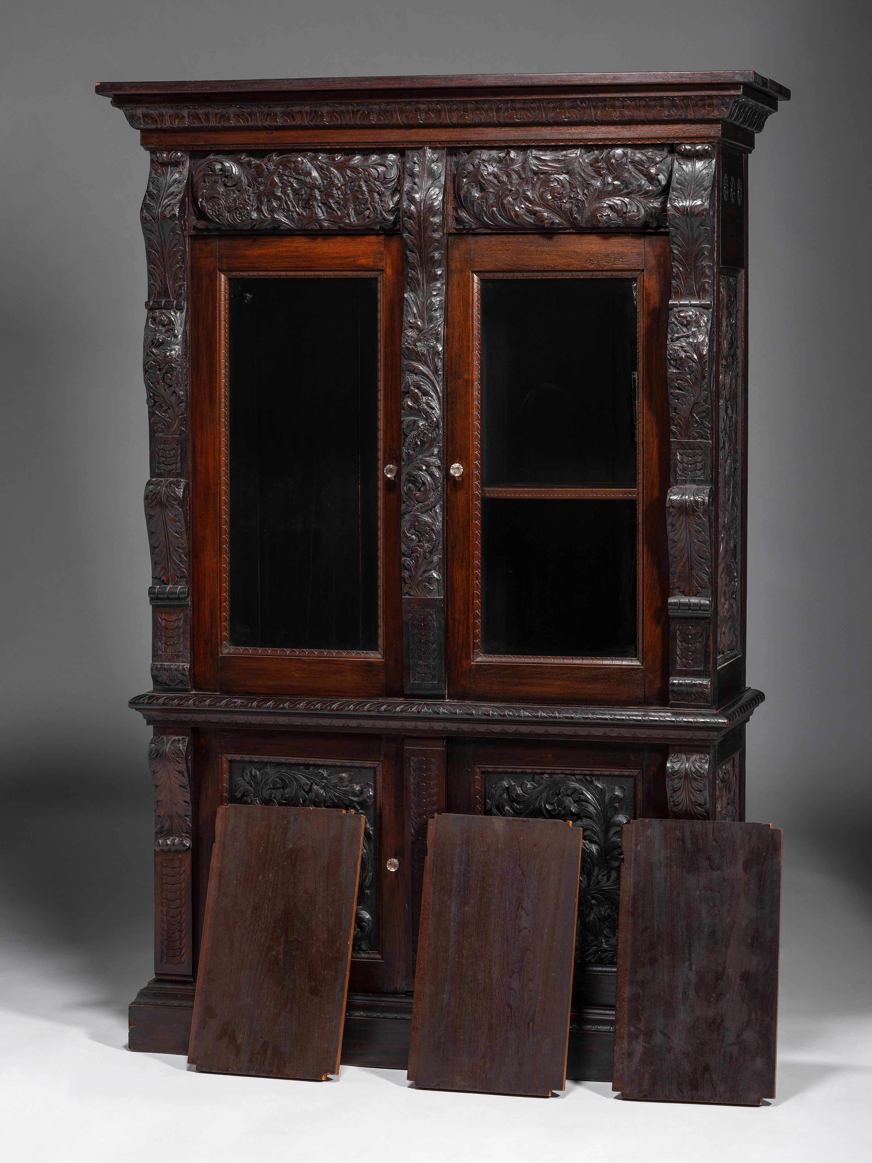 Cincinnati Art-Carved Cabinet Last Quarter 19th Century