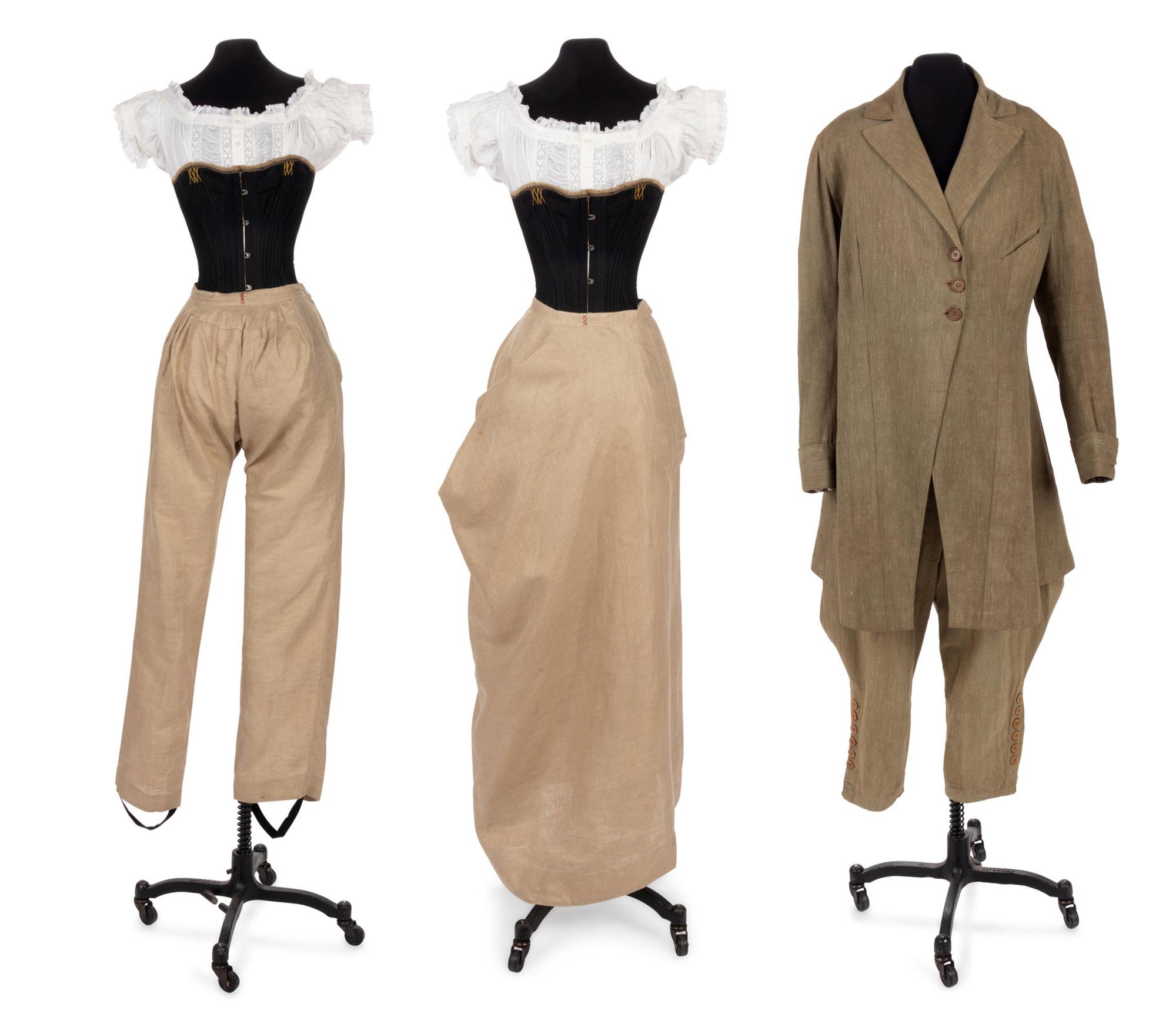 Collection of Women's Riding Clothes & Related Documentation,1890-1910s