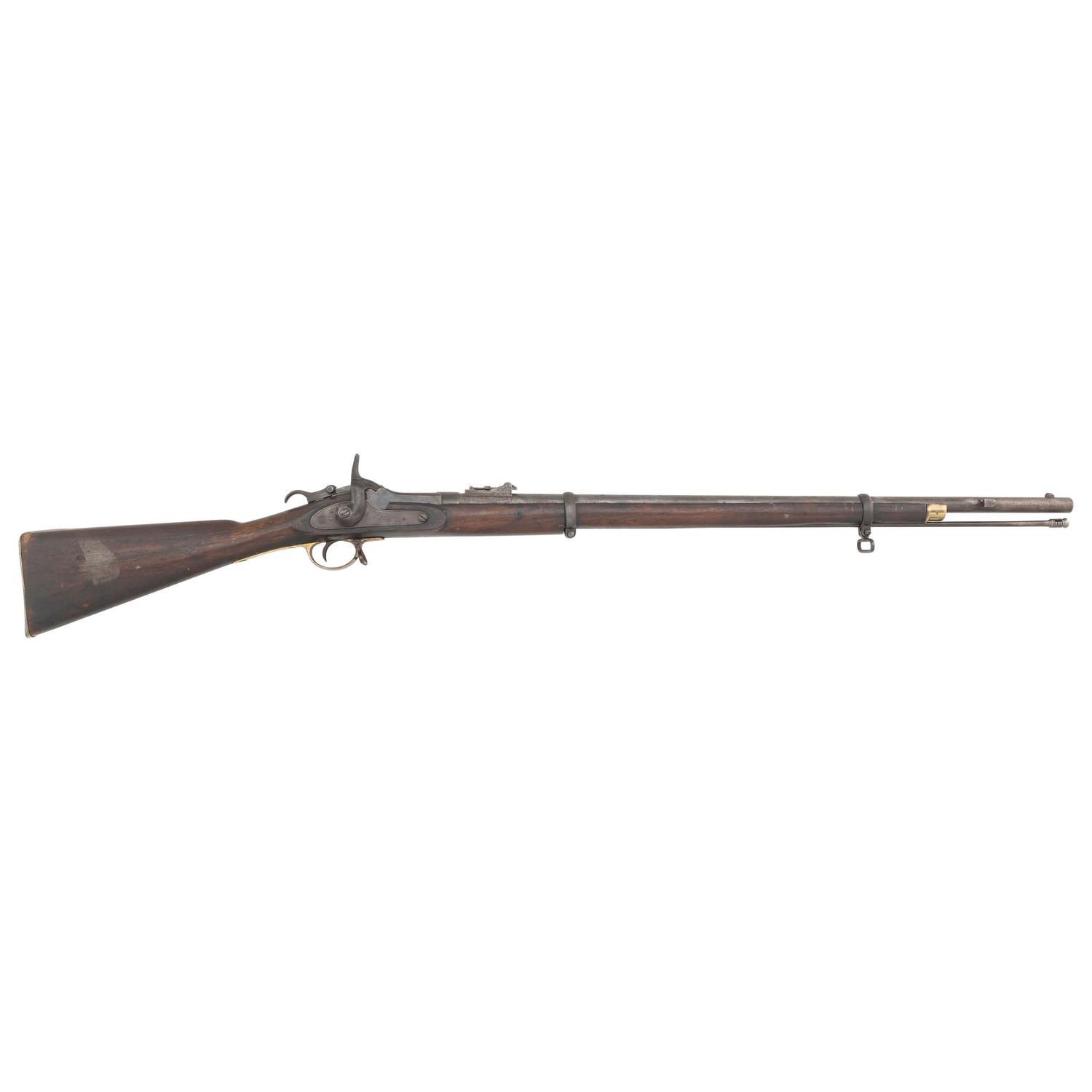Extremely Rare Confederate Inventory Numbered Enfield Rifle with Post-Civil War Roberts Conversion to Cartridge
