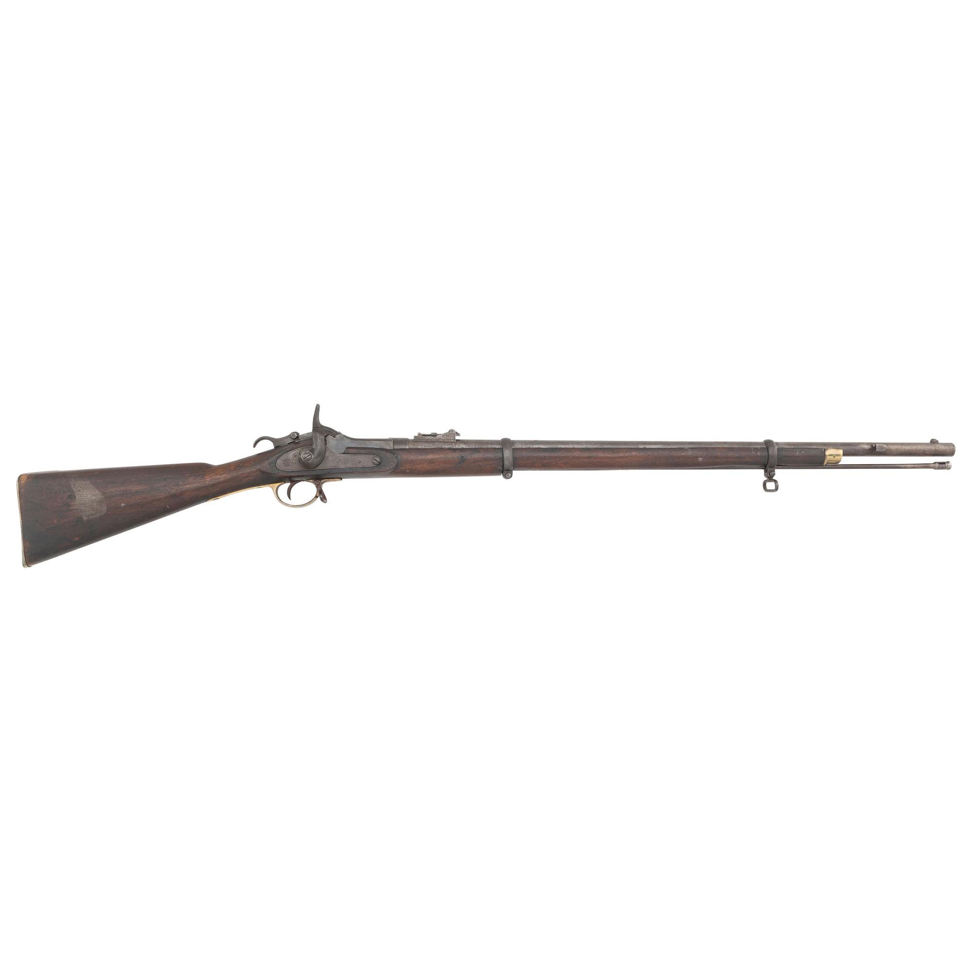 Extremely Rare Confederate Inventory Numbered Enfield Rifle with Post-Civil War Roberts Conversion to Cartridge