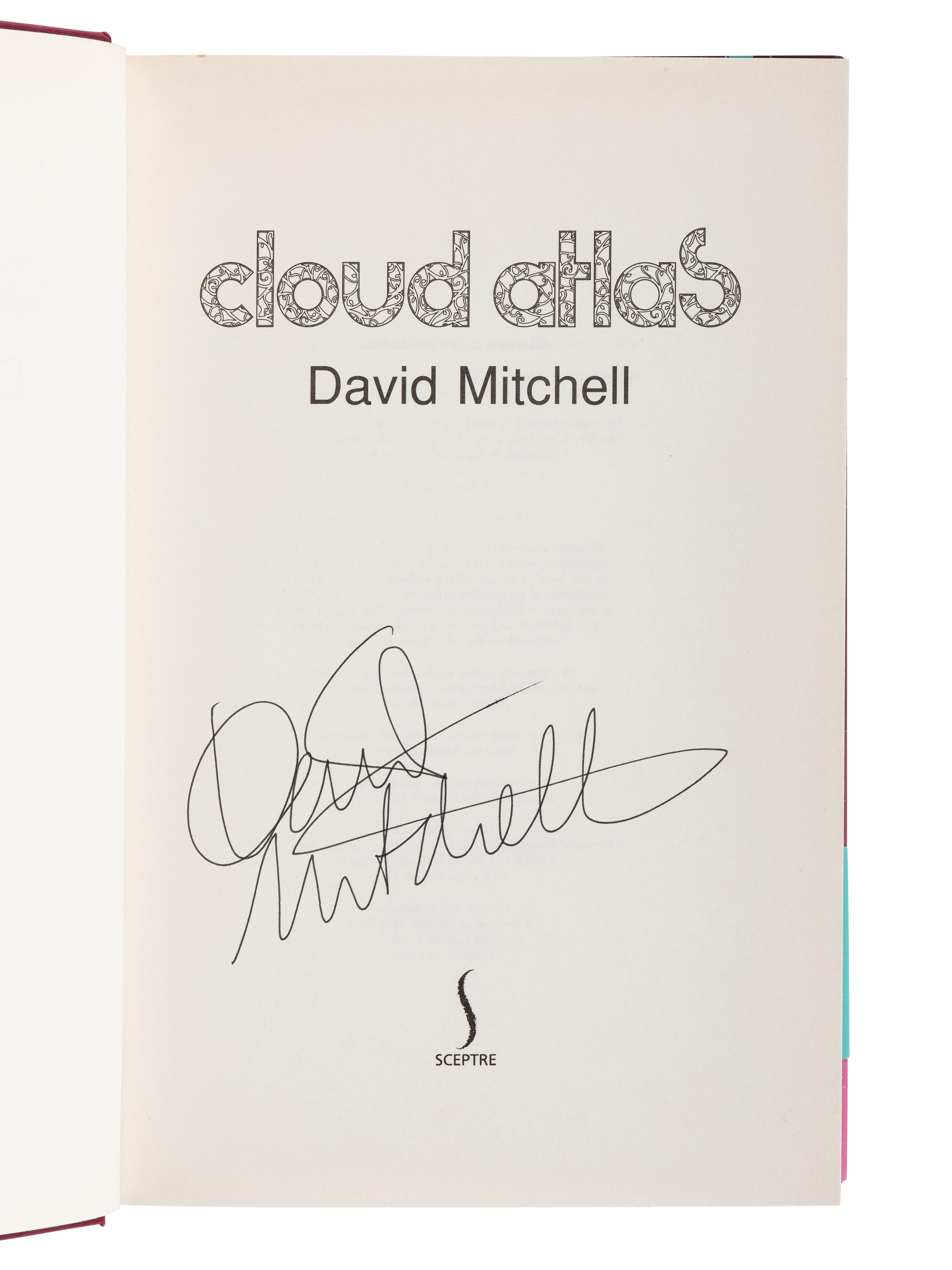 MITCHELL, David (b. 1969). Cloud Atlas. London: Sceptre, 2004.