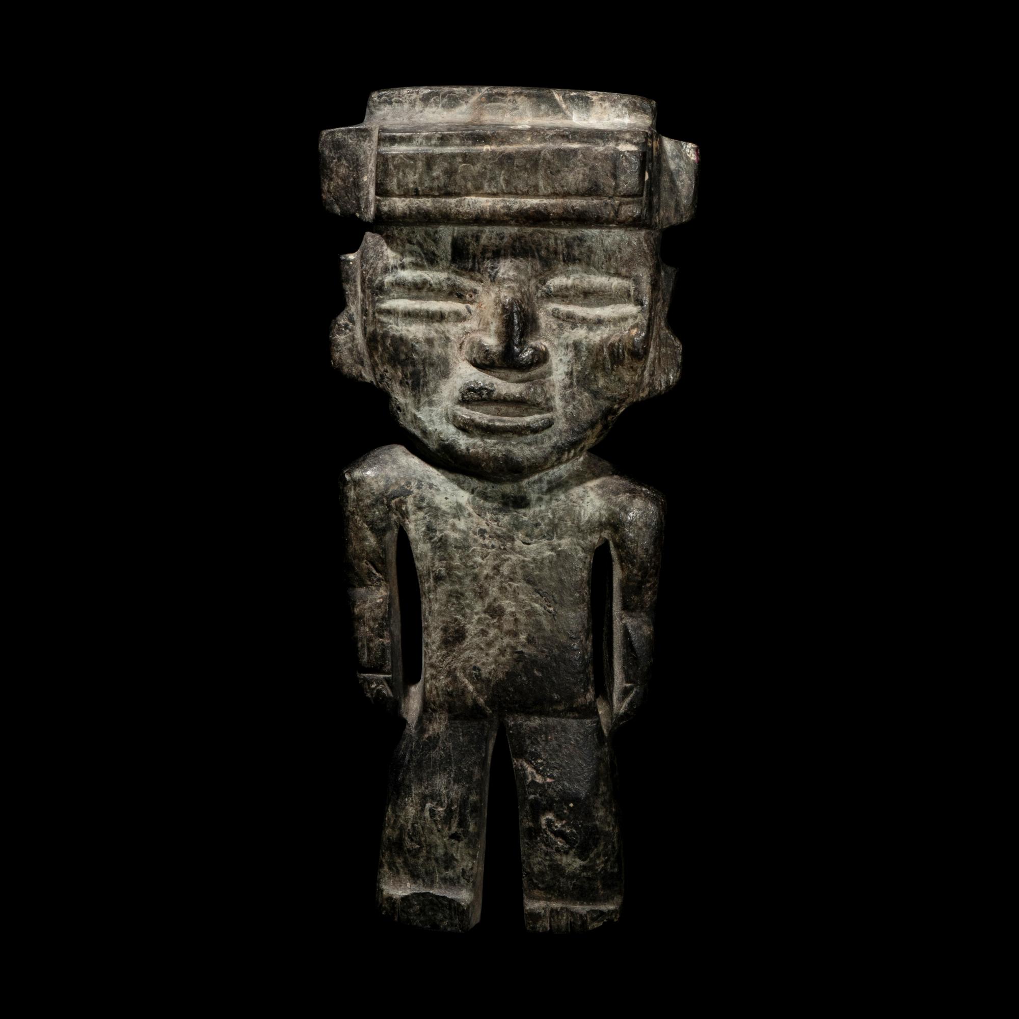A Teotihuacan Greenstone Standing Figure