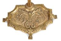 A Set of French Gilt Bronze Fireplace Tools