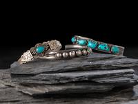 Slender Navajo Cuff Bracelets