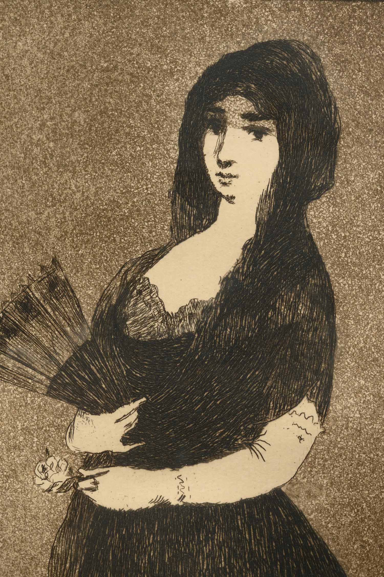 Fleur Exotique (La Femme á la Mantille)