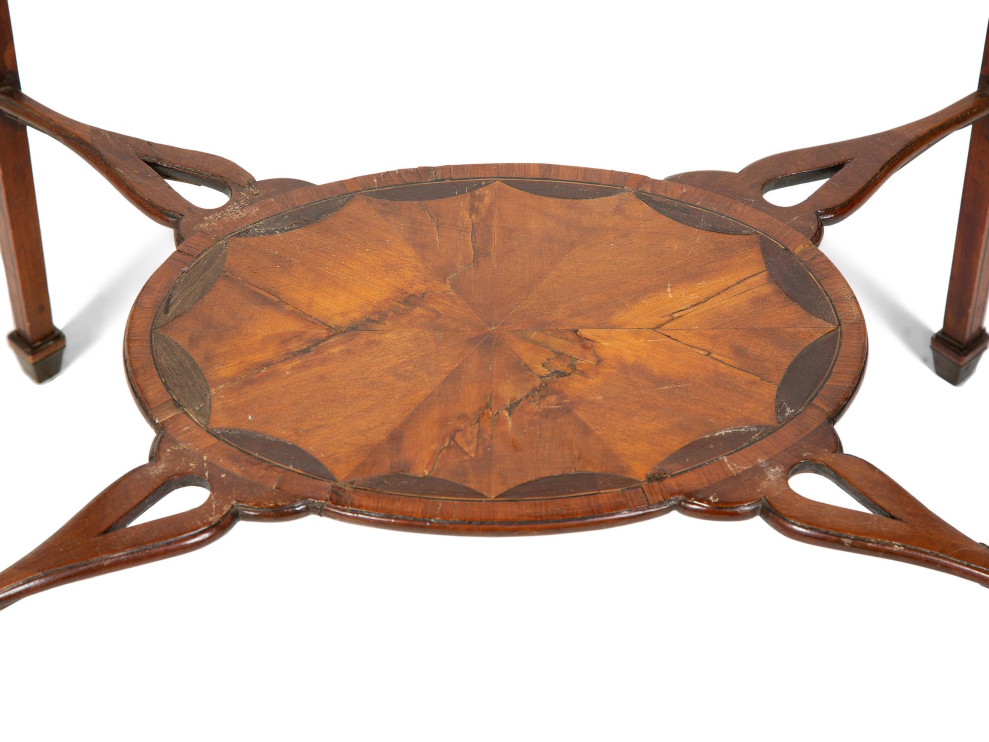 An Edwardian Parquetry Inlaid Side Table — 19TH CENTURY