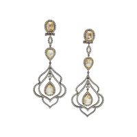DIAMOND AND COLORED DIAMOND EARCLIPS