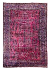 A Sarouk Wool Rug, 12 feet 5 inches x 8 feet 8 inches.