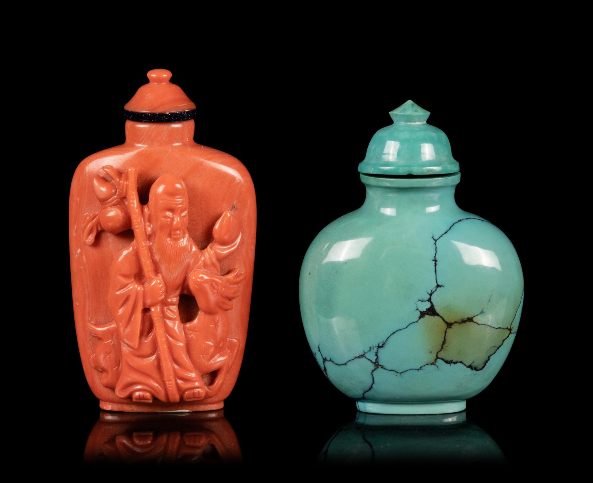 Tow Chinese Snuff Bottles